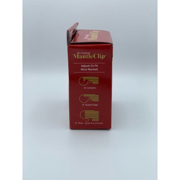 MantleClip 8 pack, Rubbed Bronze, Holiday Mantle Stocking Holder, Light, Garland - Picture 4 of 4